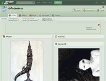 Tablet Screenshot of ichfindeein-m.deviantart.com
