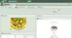 Desktop Screenshot of hanai-kira.deviantart.com