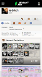Mobile Screenshot of le-bitch.deviantart.com