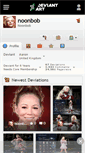 Mobile Screenshot of noonbob.deviantart.com