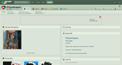 Desktop Screenshot of prhymesuspect.deviantart.com