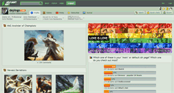Desktop Screenshot of depingo.deviantart.com