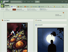 Tablet Screenshot of depaz.deviantart.com