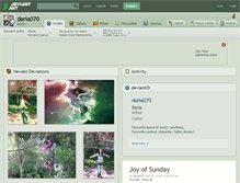 Tablet Screenshot of daria070.deviantart.com