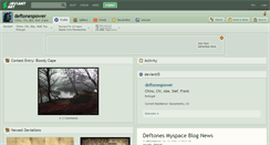 Desktop Screenshot of deftonespower.deviantart.com