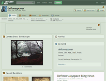 Tablet Screenshot of deftonespower.deviantart.com