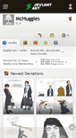 Mobile Screenshot of mchuggies.deviantart.com