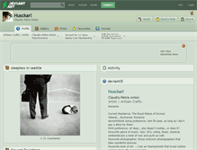 Tablet Screenshot of husckarl.deviantart.com