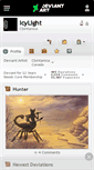 Mobile Screenshot of icylight.deviantart.com