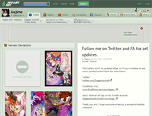 Tablet Screenshot of majime.deviantart.com