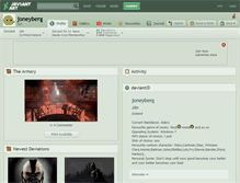 Tablet Screenshot of joneyberg.deviantart.com