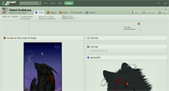 Desktop Screenshot of okami-kodokuna.deviantart.com