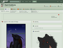 Tablet Screenshot of okami-kodokuna.deviantart.com