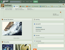 Tablet Screenshot of gurkirand.deviantart.com