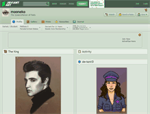 Tablet Screenshot of mooneko.deviantart.com