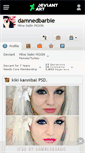Mobile Screenshot of damnedbarbie.deviantart.com