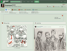 Tablet Screenshot of oceansoul7777.deviantart.com