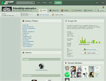 Tablet Screenshot of friendship-network.deviantart.com