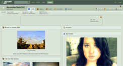Desktop Screenshot of novemberrain0502.deviantart.com