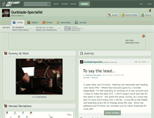 Tablet Screenshot of gunblade-specialist.deviantart.com