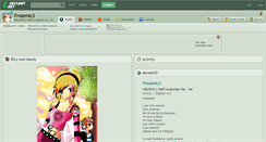 Desktop Screenshot of frozenic3.deviantart.com