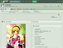 Tablet Screenshot of frozenic3.deviantart.com