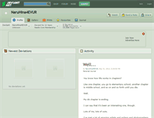 Tablet Screenshot of naruhina4evur.deviantart.com