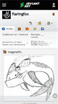 Mobile Screenshot of flaringfox.deviantart.com