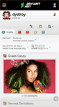 Mobile Screenshot of dystroy.deviantart.com