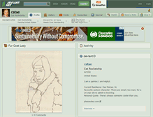 Tablet Screenshot of catae.deviantart.com