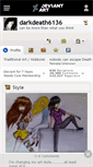Mobile Screenshot of darkdeath6136.deviantart.com