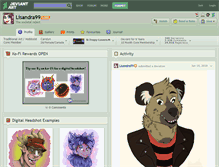 Tablet Screenshot of lisandra99.deviantart.com