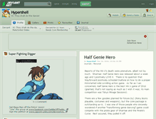 Tablet Screenshot of hypershell.deviantart.com