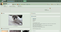 Desktop Screenshot of mahirah.deviantart.com