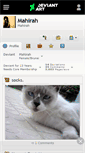 Mobile Screenshot of mahirah.deviantart.com