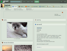 Tablet Screenshot of mahirah.deviantart.com