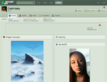 Tablet Screenshot of crash-baby.deviantart.com