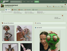 Tablet Screenshot of mealymonsterland.deviantart.com