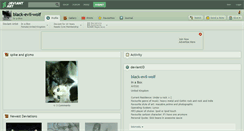 Desktop Screenshot of black-evil-wolf.deviantart.com