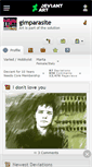 Mobile Screenshot of gimparasite.deviantart.com