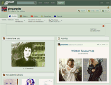 Tablet Screenshot of gimparasite.deviantart.com