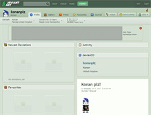 Tablet Screenshot of konanplz.deviantart.com