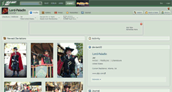 Desktop Screenshot of lord-paladin.deviantart.com