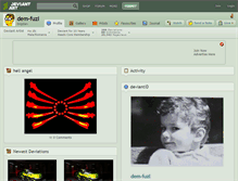 Tablet Screenshot of dem-fuzl.deviantart.com