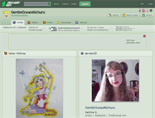 Tablet Screenshot of gentleoceanmichuru.deviantart.com