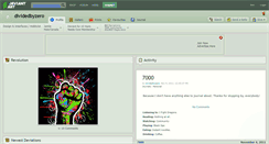 Desktop Screenshot of dividedbyzero.deviantart.com