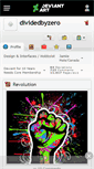 Mobile Screenshot of dividedbyzero.deviantart.com