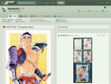 Tablet Screenshot of mondoart.deviantart.com