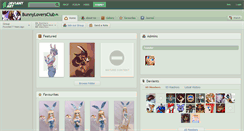 Desktop Screenshot of bunnyloversclub.deviantart.com