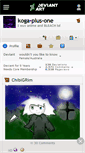 Mobile Screenshot of koga-plus-one.deviantart.com